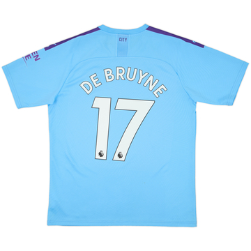 2019-20 Manchester City Home Shirt De Bruyne #17 - 8/10 - (L)