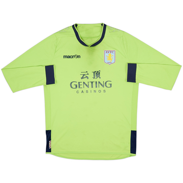 2012-13 Aston Villa Away L/S Shirt - 4/10 - (L)
