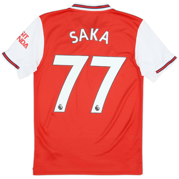 Camiseta de local del Arsenal 2019-20 Saka #77 - 8/10 - (XS)