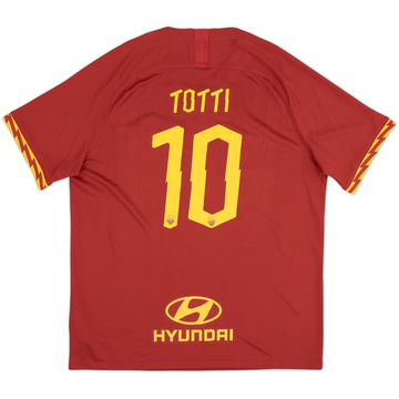 2019-20 Roma Home Shirt Totti #10 - 10/10 - (XL)