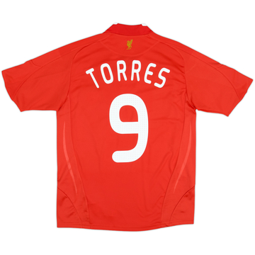 2008-10 Liverpool Home Shirt Torres #9 - 9/10 - (XL.Boys)