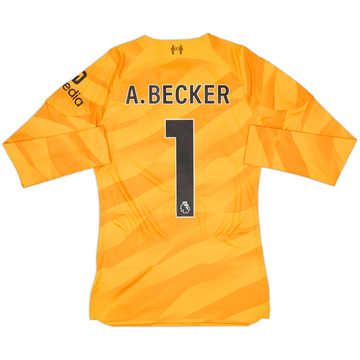 2023-24 Liverpool GK Shirt A.Becker #1 - 7/10 - (S)