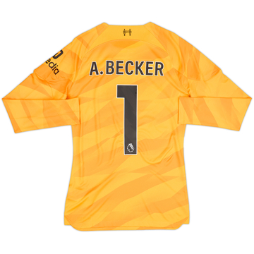 Camiseta de portero del Liverpool 2023-24 A.Becker #1 - 8/10 - (S)