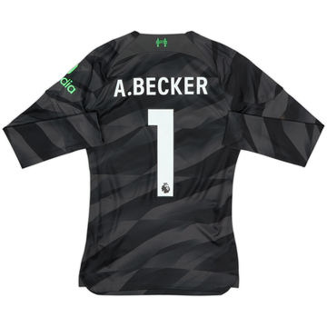 2023-24 Liverpool Authentic GK Shirt A.Becker #1 - 7/10 - (S)