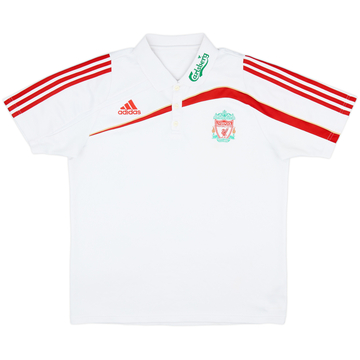 2009-10 Liverpool adidas Polo Shirt - 8/10 - (L)