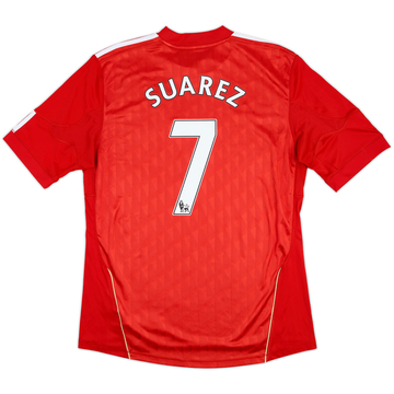 2010-12 Liverpool Home Shirt Suarez #7 - 6/10 - (L)