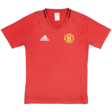 2015-16 Manchester United adidas Cotton Tee - 5/10 - (XS)