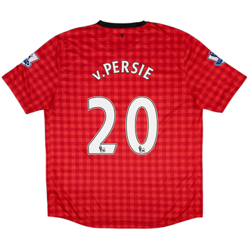 2012-13 Manchester United Home Shirt v.Persie #20 - 8/10 - (XL)