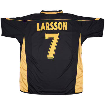 2003-04 Celtic Away Shirt Larsson #7 - 8/10 - (XL)