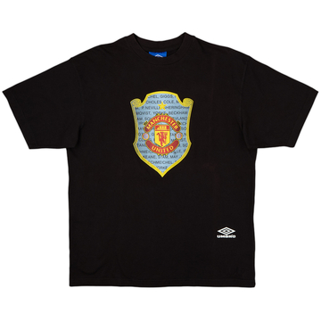 1998-99 Manchester United '1999 CL Finale' Umbro Cotton Tee - 10/10 - (XL)