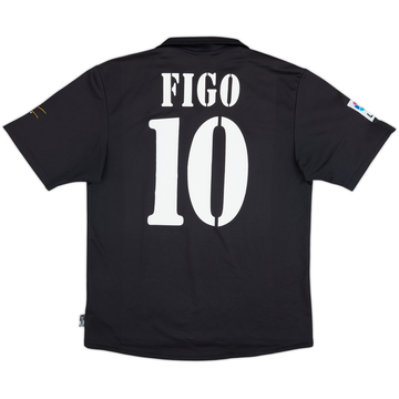 Camiseta de visitante del Real Madrid Centenario 2002-03 Figo #10 - 4/10 - (S)