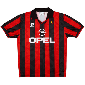 1994-95 AC Milan Home Shirt - 8/10 - (L)