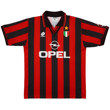 1994-95 AC Milan Home Shirt - 8/10 - (XL)