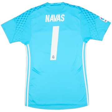 2016-17 Real Madrid GK S/S Shirt Navas #1 - 9/10 - (S)