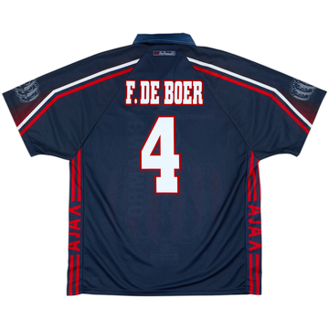 1997-98 Ajax Away Shirt F.De Boer #4 - 10/10 - (XL)