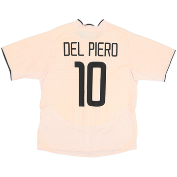 2003-04 Juventus Away Shirt Del Piero #10 - 7/10 - (L)