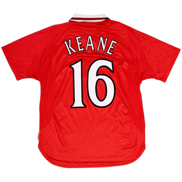1999-00 Manchester United 'CL Winners' Shirt Keane #16 - 7/10 - (L)
