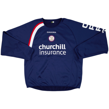 2006-07 Crystal Palace Diadora Sweat Top - 9/10 - (XXL)