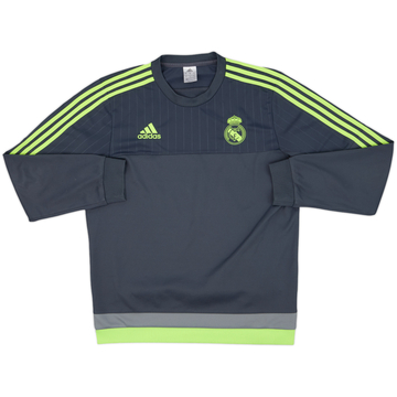 2015-16 Real Madrid adidas Sweat Top - 8/10 - (M)