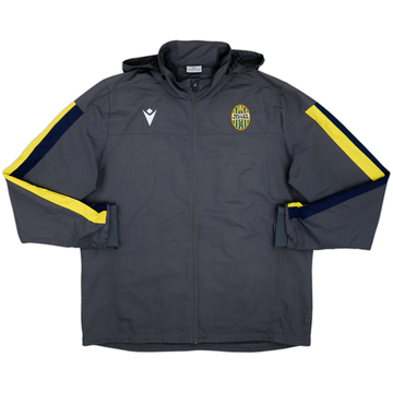 2018-19 Hellas Verona Macron Hooded Track Jacket - 8/10 - (XXL)