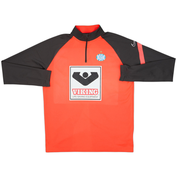 2020-21 Esbjerg Nike 1/4 Zip Drill Top - 10/10 - (L)