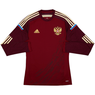 2014-15 Russia Player Issue Home L/S Shirt - 8/10 - (M)