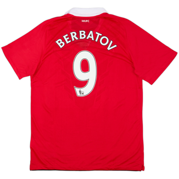 2010-11 Manchester United Home Shirt Berbatov #9 (M)
