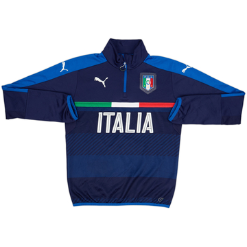 2016-17 Italy Puma 1/4 Zip Drill Top - 8/10 - (S)