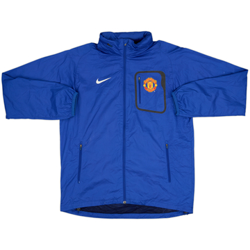2011-12 Manchester United Nike Hooded Rain Jacket - 7/10 - (L)