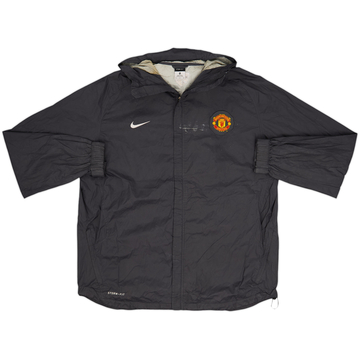 2010-11 Manchester United Nike Hooded Rain Jacket - 5/10 - (XL)