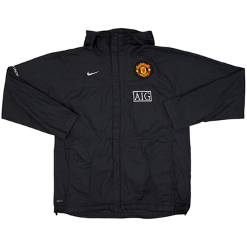 2008-09 Manchester United Nike Hooded Rain Jacket - 5/10 - (M)