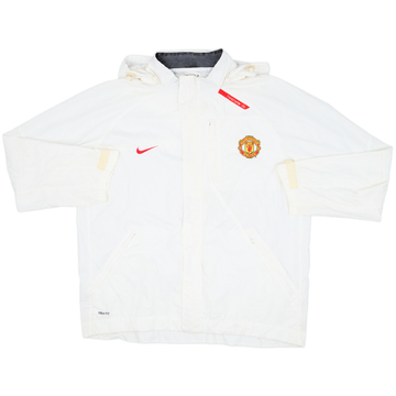 2007-08 Manchester United Nike Hooded Rain Jacket - 7/10 - (L)