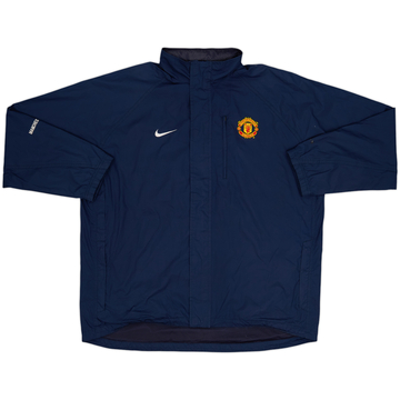 2005-06 Manchester United Nike Hooded Rain Jacket - 8/10 - (XL)