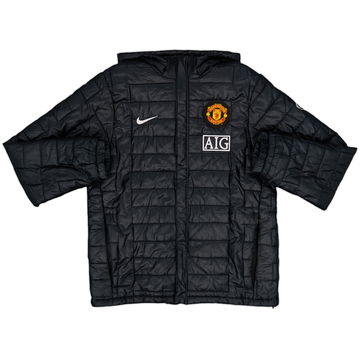 2009-10 Manchester United Nike Padded Bench Coat - 9/10 - (M)