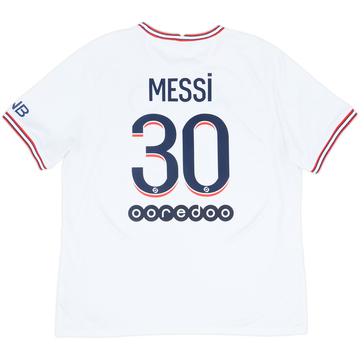 2021-22 Paris Saint-Germain Fourth Shirt Messi #30 - 8/10 - (XL)