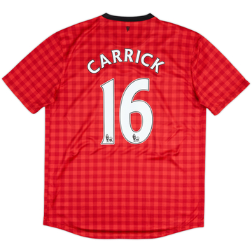 2012-13 Manchester United Home Shirt Carrick #16 - 7/10 - (L)