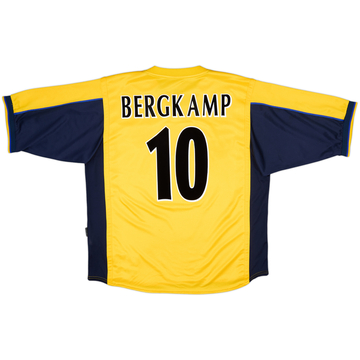 1999-01 Arsenal Away Shirt Bergkamp #10 - 8/10 - (XL)