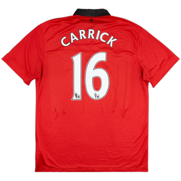 2013-14 Manchester United Home Shirt Carrick #16 - 6/10 - (XL)