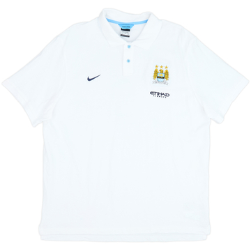 2013-14 Manchester City Nike Polo Shirt - 8/10 - (XXL)