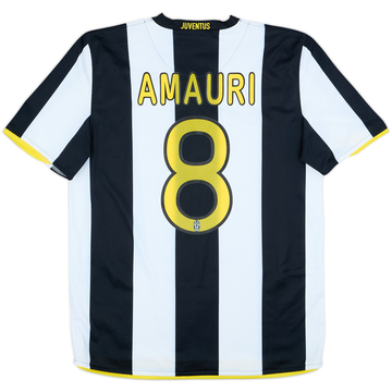 2008-09 Juventus Home Shirt Amauri #8 - 6/10 - (M)