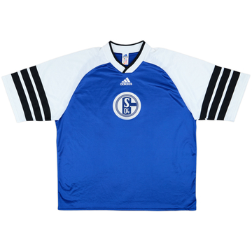1998-99 Schalke adidas Training Shirt - 8/10 - (XXL)