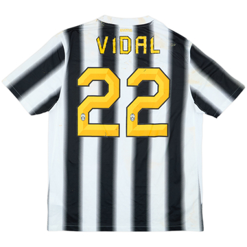 2011-12 Juventus Home Shirt Vidal #22 - 4/10 - (L)