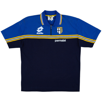 1998-99 Parma Lotto 1/4 Zip Polo Shirt - 7/10 - (XXL)