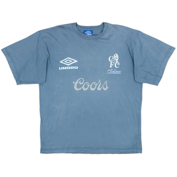 1995-97 Chelsea Umbro Cotton Tee - 8/10 - (XL)