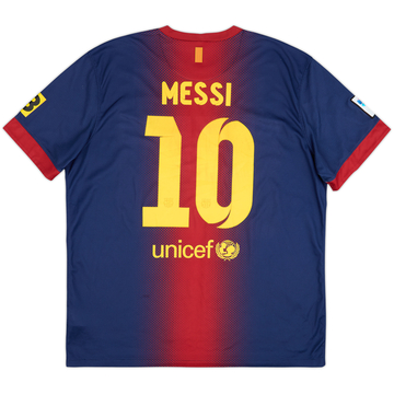 2012-13 Barcelona Home Shirt Messi #10 - 6/10 - (XL)
