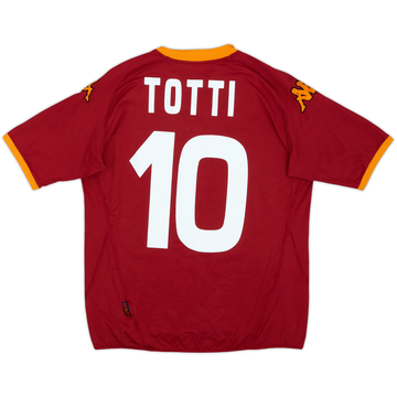 2008-09 Roma Home Shirt Totti #10 - 6/10 - (M)