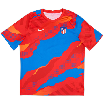 2021-22 Atletico Madrid Nike Pre-Match Champions League Shirt - 10/10 - (XL)