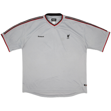 2002-03 Liverpool Reebok Training Shirt - 9/10 - (XL)