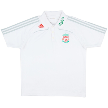 2008-09 Liverpool adidas Polo Shirt - 8/10 - (L)