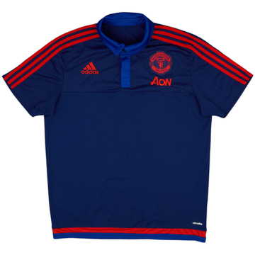 2015-16 Manchester United adidas Polo Shirt - 10/10 - (L)